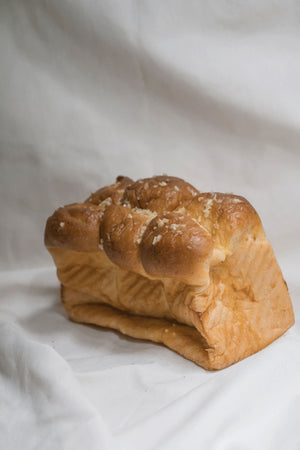 
                  
                    Load image into Gallery viewer, Potato Brioche Loaf Bread The Daily Knead Bakery Garlic Butter 
                  
                