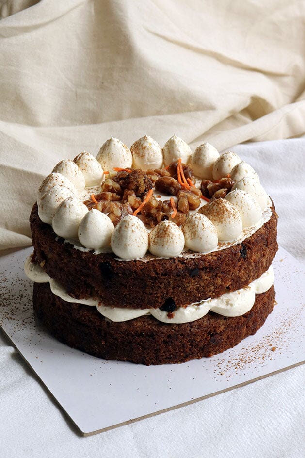 Naked Carrot Cake - MKT PopUp The Daily Knead 