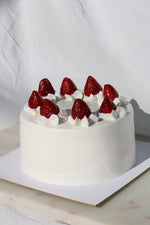Vanilla Strawberry Cake - MKT Cake The Daily Knead 