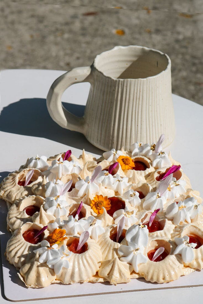 Vanilla Strawberry Pavlova The Daily Knead 