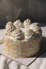 Birthday Cake Cake The Daily Knead Midi Vanilla Multi-colored
