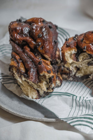 
                  
                    Load image into Gallery viewer, Chocolate Brioche Babka - MKT Sweet The Daily Knead Bakery 
                  
                