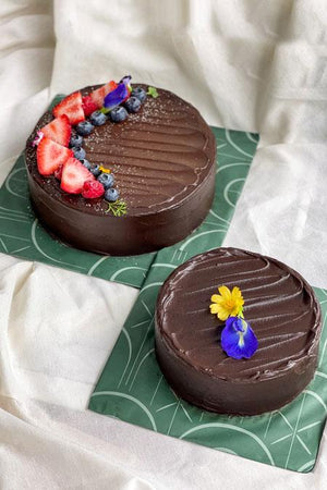 
                  
                    Load image into Gallery viewer, Chocolate Olive Oil Cake - Same Day Sweet The Daily Knead Fresh Berries (Grand) 
                  
                