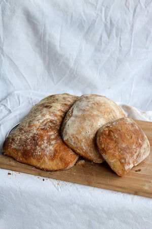 
                  
                    Load image into Gallery viewer, Ciabatta Bread The Daily Knead 300g. 
                  
                