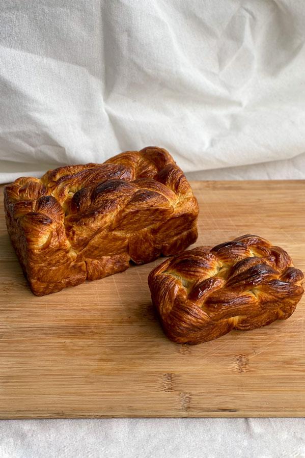 
                  
                    Load image into Gallery viewer, Croissant Loaf Bread The Daily Knead Bakery 
                  
                