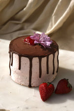 Dark Chocolate Strawberry Chiffon Sweet The Daily Knead 