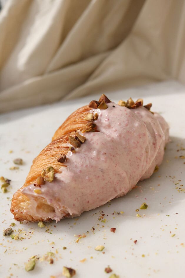 
                  
                    Load image into Gallery viewer, Flavored Croissants - MKT PopUp The Daily Knead White Chocolate Raspberry 
                  
                