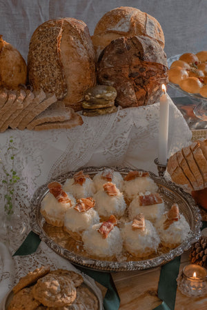 Jamón Manchego Ensaymada The Daily Knead Bakery 
