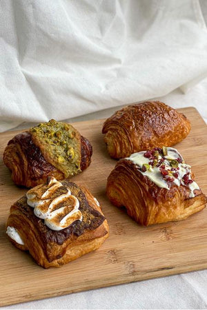 
                  
                    Load image into Gallery viewer, Pain au Chocolat - Food Lab Gift Sets and Samplers The Daily Knead 
                  
                
