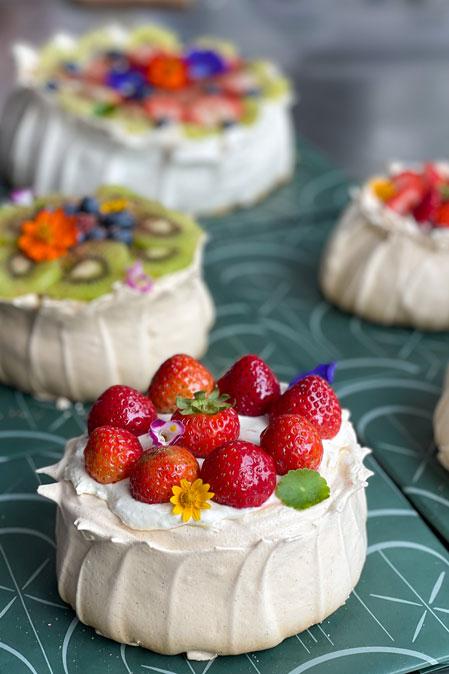 
                  
                    Load image into Gallery viewer, Pavlova - MKT Sweet The Daily Knead Midi Cheesecake 
                  
                