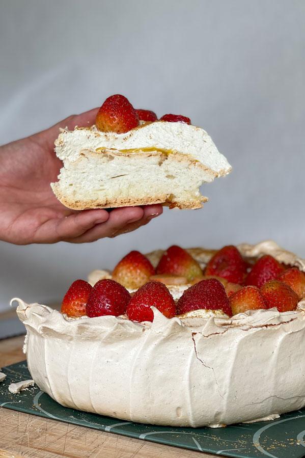 
                  
                    Load image into Gallery viewer, Pavlova - MKT Sweet The Daily Knead Grand Cheesecake 
                  
                