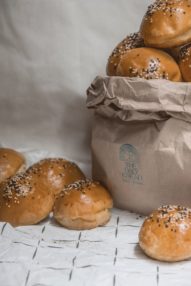 
                  
                    Load image into Gallery viewer, Potato Brioche Buns Bread The Daily Knead Bakery 
                  
                