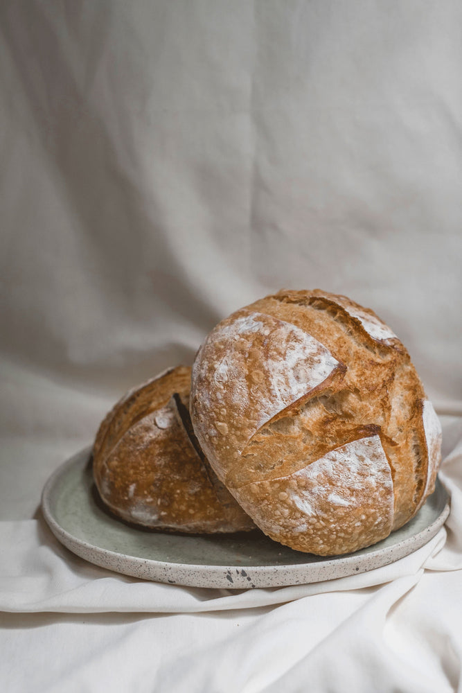 
                  
                    Load image into Gallery viewer, Sourdough Country Loaf Bread The Daily Knead Bakery Boule 650g 
                  
                