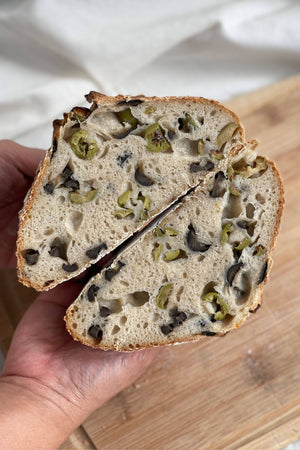 
                  
                    Load image into Gallery viewer, Sourdough Olive Bread - PopUp PopUp The Daily Knead 
                  
                