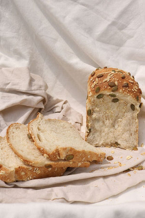 
                  
                    Load image into Gallery viewer, Sourdough Seeded Loaf - MKT Bread The Daily Knead 
                  
                