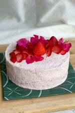 Sparkling Strawberry Cake - MKT PopUp The Daily Knead 