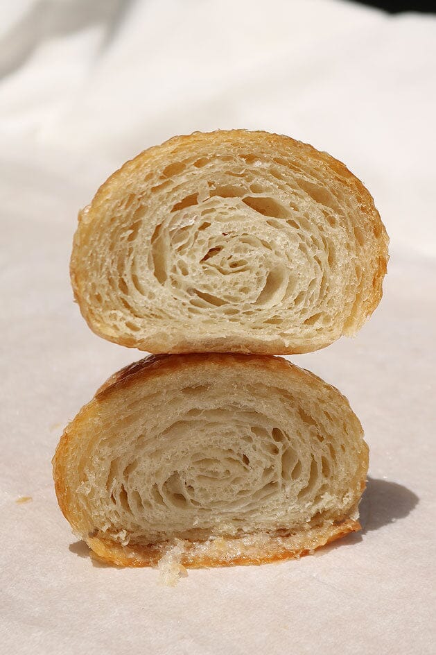 
                  
                    Load image into Gallery viewer, Vegan Croissant Bread The Daily Knead 6 pieces 
                  
                